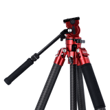 B-stock:easy traveler xl carbon video tripod red