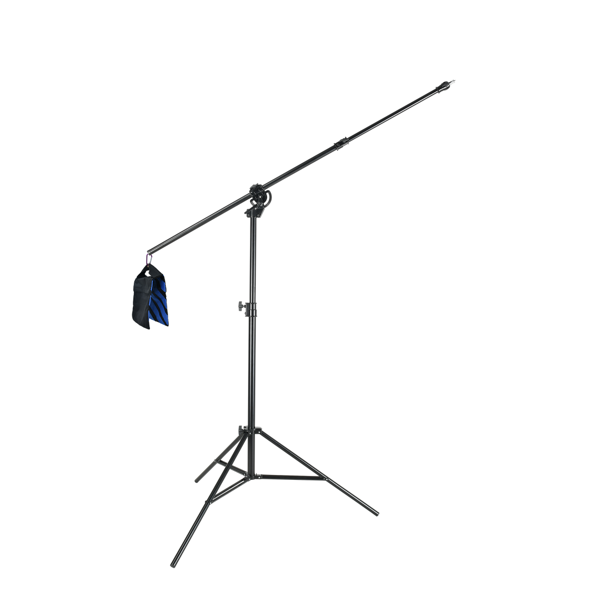 Professional studio boom stand including counterweight