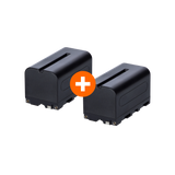 Bundle 2x battery | Type Sony NP-F | various capacities