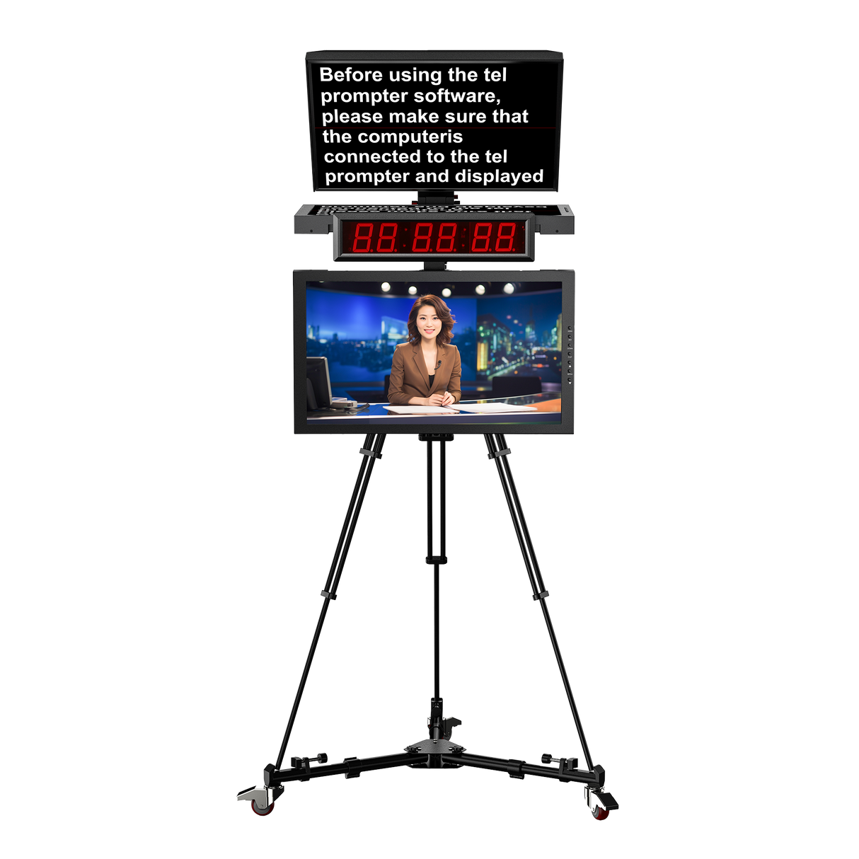 DESVIEW DT series | Teleprompter with full HD monitors in 20 ", 22" or 24 "